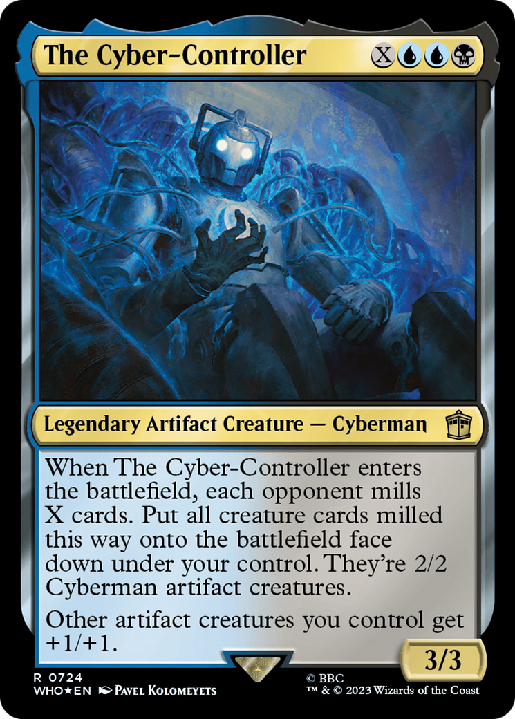 FOIL The Cyber-Controller (Surge Foil) (WHO-724) - Doctor Who - Magic The Gathering
