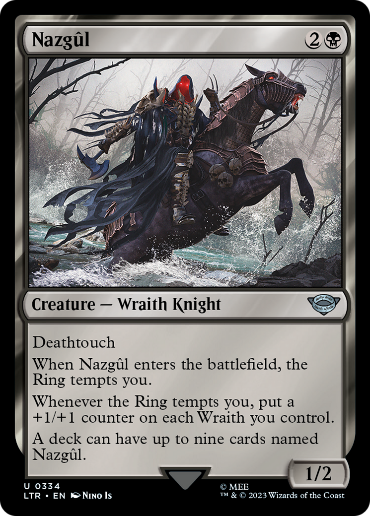Nazgul (0334) (LTR-334) - The Lord of the Rings: Tales of Middle-earth - Magic The Gathering