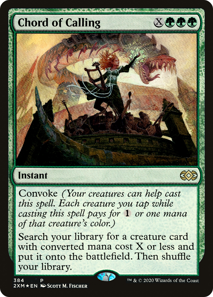 FOIL Chord of Calling (LARP-384) - Double Masters - Magic The Gathering