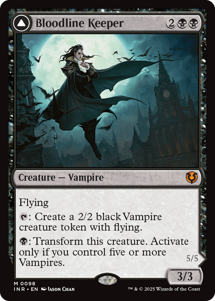 Bloodline Keeper // Lord of Lineage (INR-098) - Innistrad Remastered - Magic The Gathering