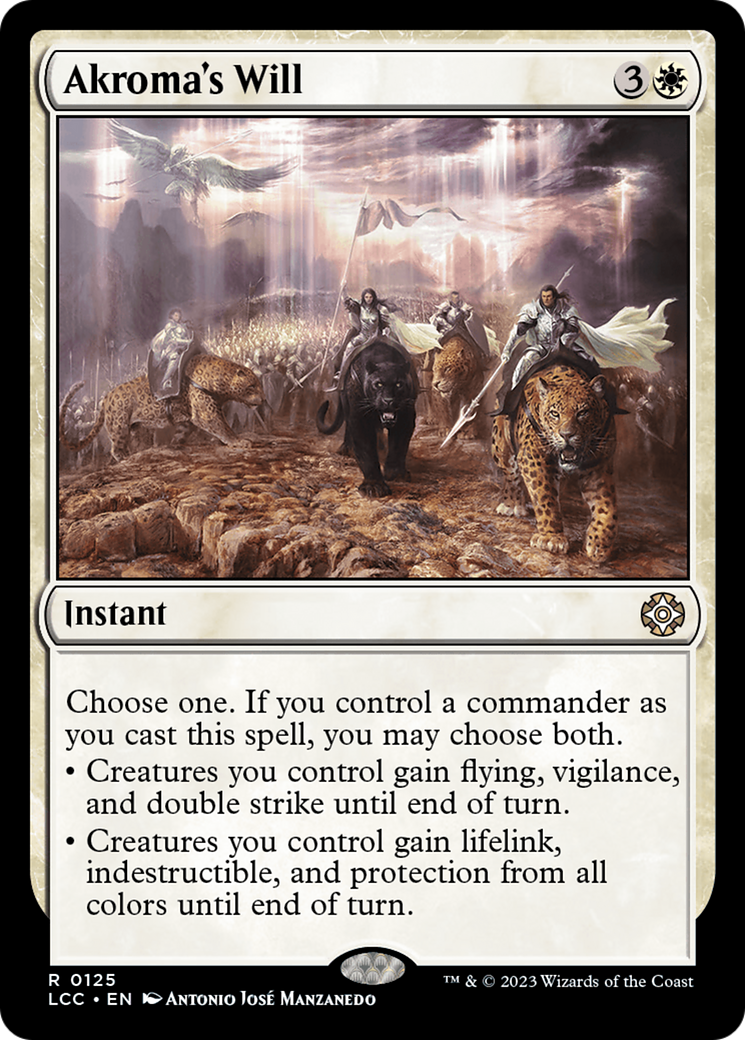 Akroma's Will (LCC-125) - The Lost Caverns of Ixalan Commander - Magic The Gathering