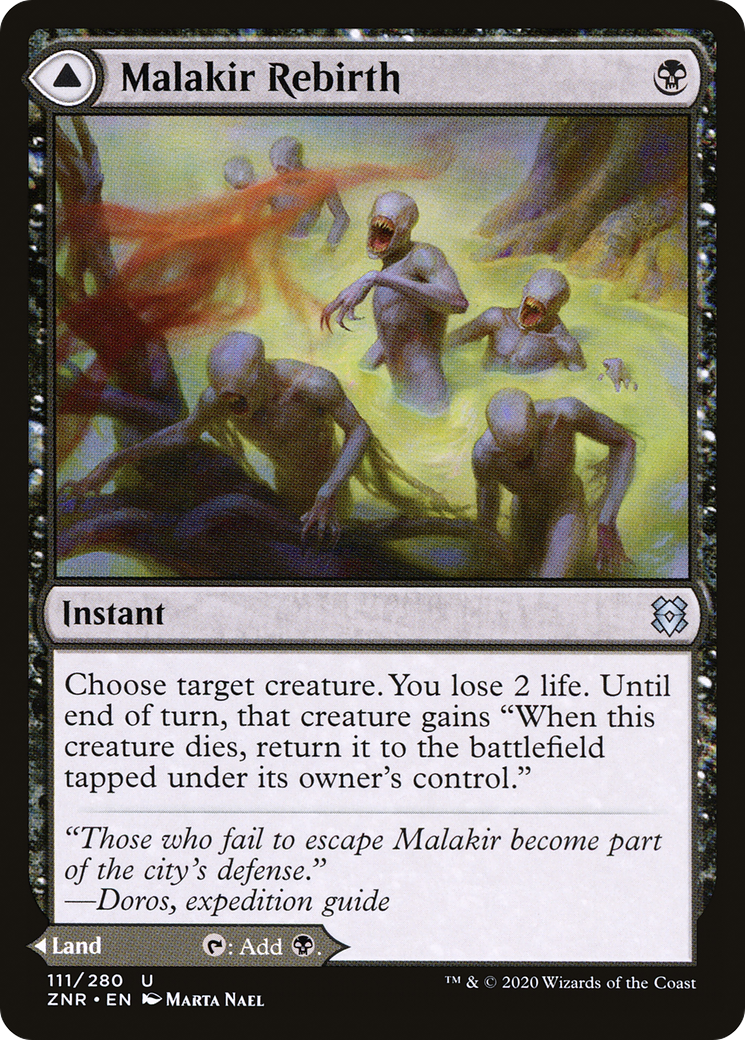 Malakir Rebirth (ZNR-111) - Zendikar Rising - Magic The Gathering