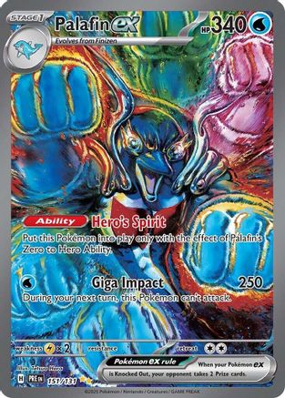 Palafin ex 151 - SV Prismatic Evolutions Pokemon