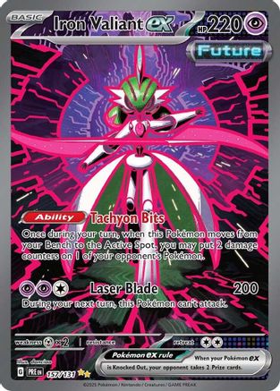 Iron Valiant ex 157 - SV Prismatic Evolutions Pokemon