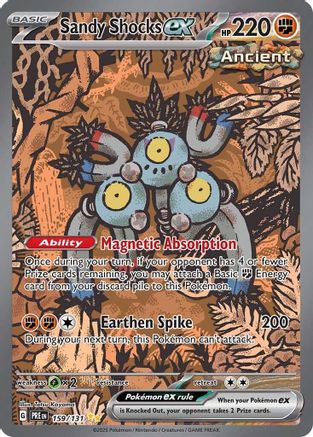 Sandy Shocks ex - 159/131 159 - SV Prismatic Evolutions Pokemon