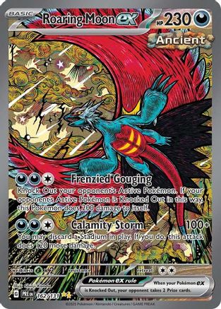Roaring Moon ex 162 - SV Prismatic Evolutions Pokemon