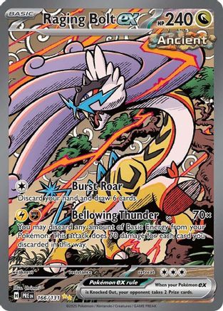 Raging Bolt ex 166 - SV Prismatic Evolutions Pokemon