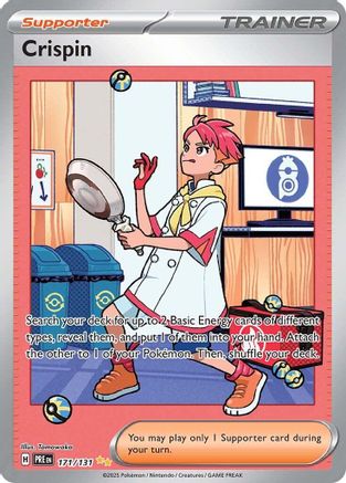 Crispin - 171/131 171 - SV Prismatic Evolutions Pokemon