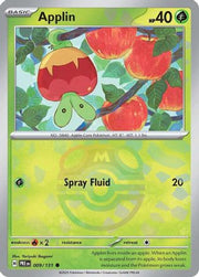 Applin (Master Ball Pattern) 9 - SV Prismatic Evolutions Pokemon
