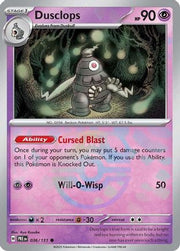 Dusclops (Master Ball Pattern) 36 - SV Prismatic Evolutions Pokemon