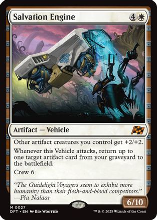 Salvation Engine (PPDFT-027) - Promo Pack: Aetherdrift - Magic The Gathering