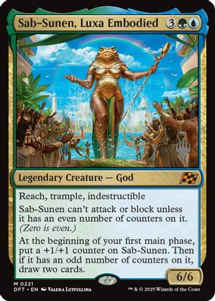 Sab-Sunen, Luxa Embodied (PPDFT-221) - Promo Pack: Aetherdrift - Magic The Gathering
