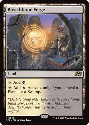 FOIL Bleachbone Verge (PPDFT-250) - Promo Pack: Aetherdrift - Magic The Gathering