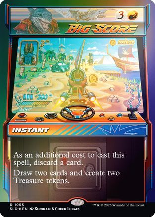 FOIL Big Score (Rainbow Foil) (SLD-1955) - Secret Lair Drop Series - Magic The Gathering