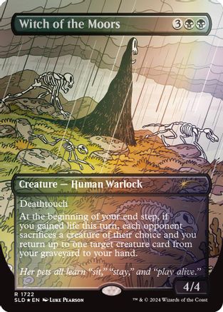 FOIL Witch of the Moors (Rainbow Foil) (SLD-1722) - Secret Lair Drop Series - Magic The Gathering