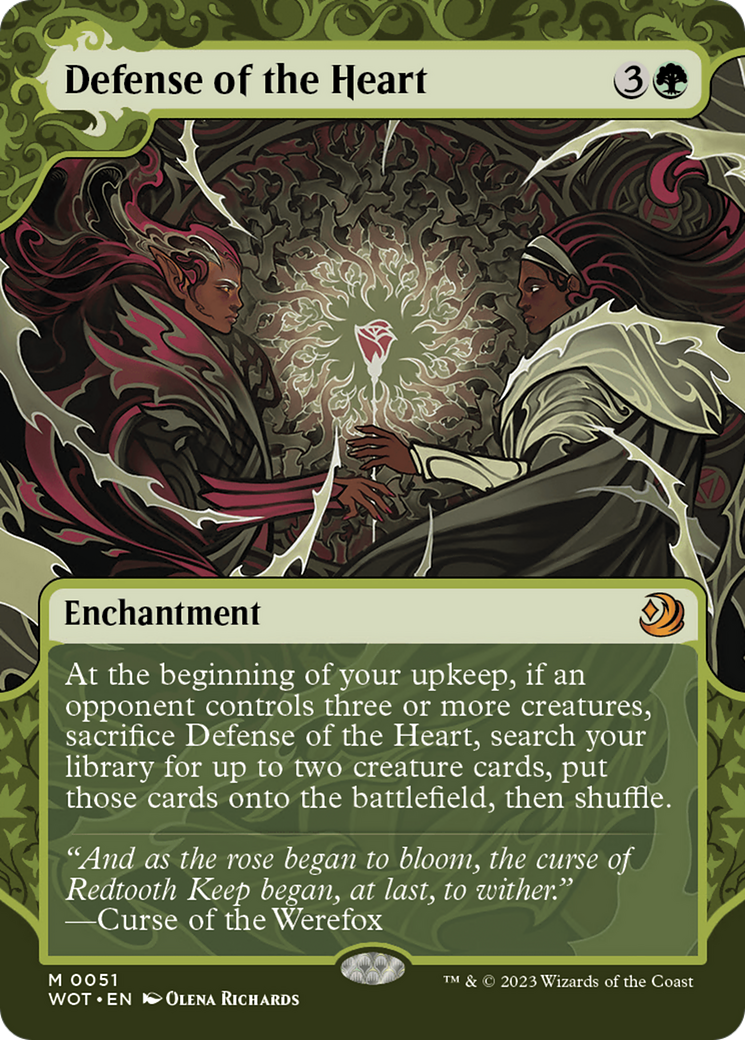 Defense of the Heart (WOT-051) - Wilds of Eldraine: Enchanting Tales - Magic The Gathering