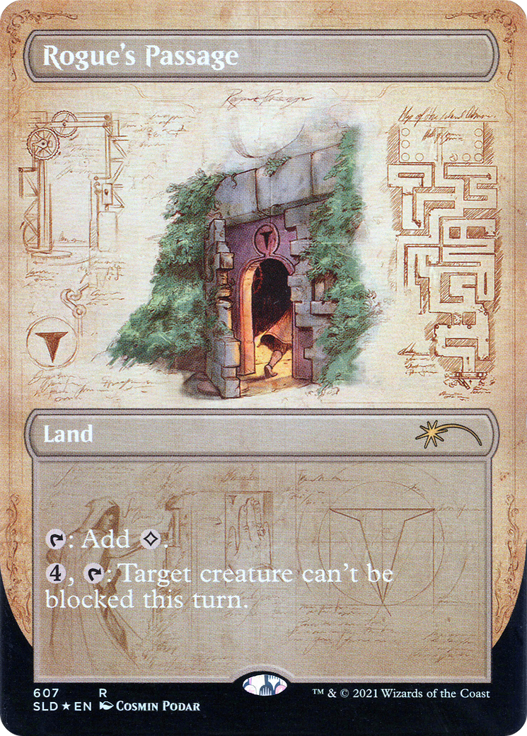 FOIL Rogue's Passage (SLD-607) - Secret Lair Drop - Magic The Gathering