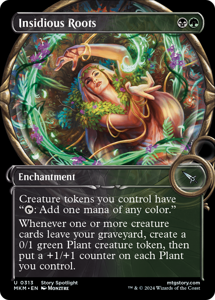 Insidious Roots (Showcase) (MKM-313) - Murders at Karlov Manor - Magic The Gathering