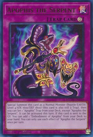 ULTRA RARE Apophis the Serpent (MZTM-EN010) - Maze of the Master 1st Edition