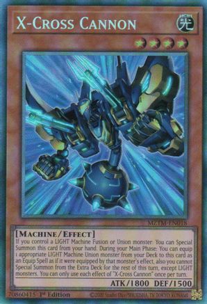 COLLECTOR'S RARE X-Cross Cannon (CR) (MZTM-EN018) - Maze of the Master 1st Edition