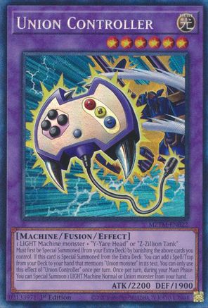 COLLECTOR'S RARE Union Controller (CR) (MZTM-EN022) - Maze of the Master 1st Edition