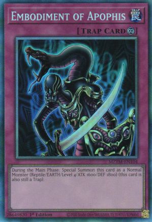 COLLECTOR'S RARE Embodiment of Apophis (CR) (MZTM-EN104) - Maze of the Master 1st Edition