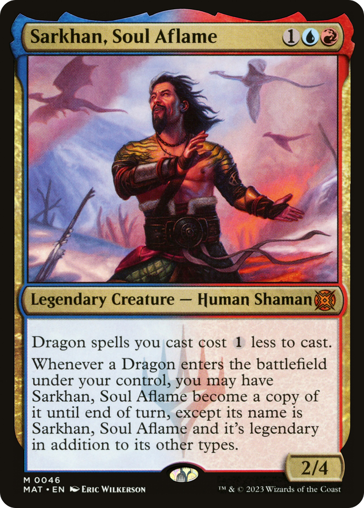 FOIL Sarkhan, Soul Aflame (MAT-046) - March of the Machine: The Aftermath - Magic The Gathering
