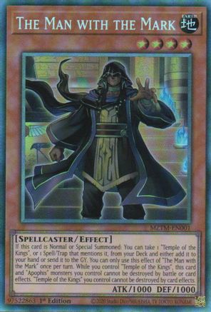 COLLECTOR'S RARE The Man with the Mark (CR) (MZTM-EN001) - Maze of the Master 1st Edition