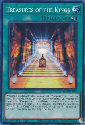 COLLECTOR'S RARE Treasures of the Kings (CR) (MZTM-EN006) - Maze of the Master 1st Edition