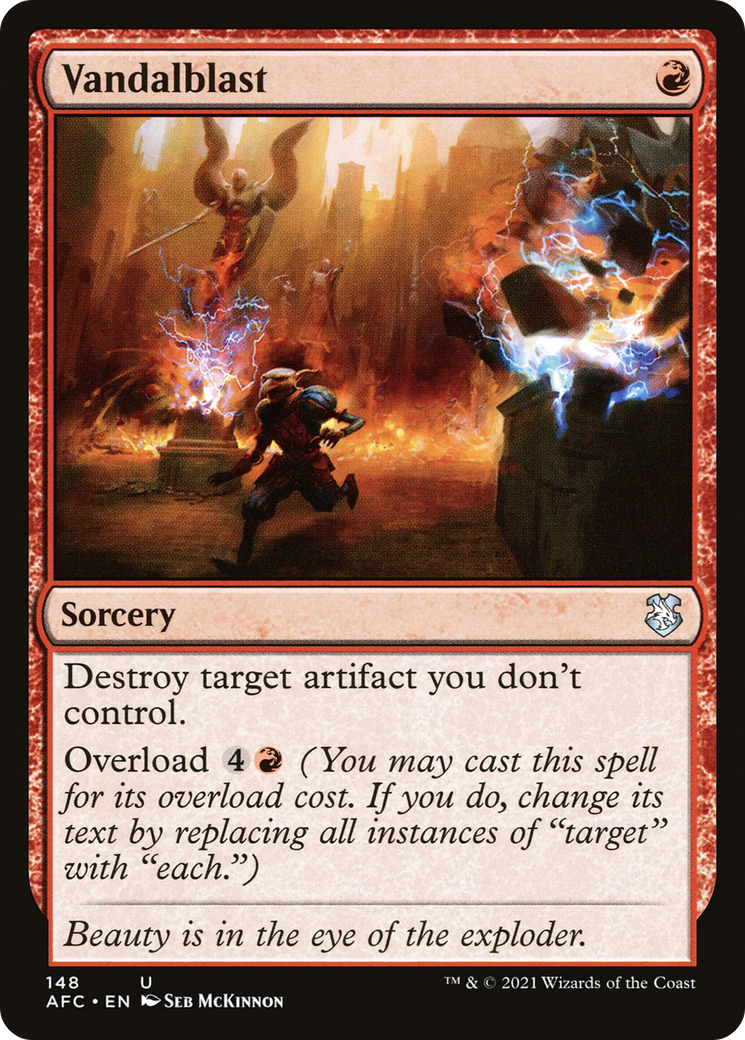 Vandalblast (AFC-148) - Forgotten Realms Commander - Magic The Gathering