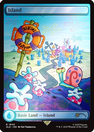FOIL Island (1940) (Rainbow Foil) (SLD-1940) - Secret Lair Drop Series - Magic The Gathering