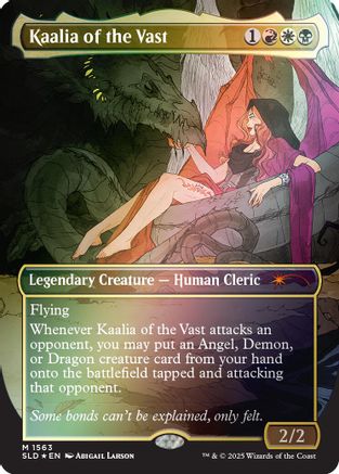 FOIL Kaalia of the Vast (Rainbow Foil) (SLD-1563) - Secret Lair Drop Series - Magic The Gathering