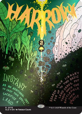 FOIL Harrow (Rainbow Foil) (SLD-2016) - Secret Lair Drop Series - Magic The Gathering