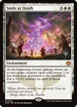 Smile at Death (PPTDM-024) - Promo Pack: Tarkir: Dragonstorm - Magic The Gathering