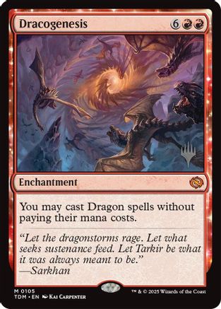 Dracogenesis (PPTDM-105) - Promo Pack: Tarkir: Dragonstorm - Magic The Gathering
