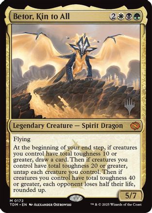 Betor, Kin to All (PPTDM-172) - Promo Pack: Tarkir: Dragonstorm - Magic The Gathering