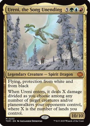 FOIL Ureni, the Song Unending (PPTDM-233) - Promo Pack: Tarkir: Dragonstorm - Magic The Gathering