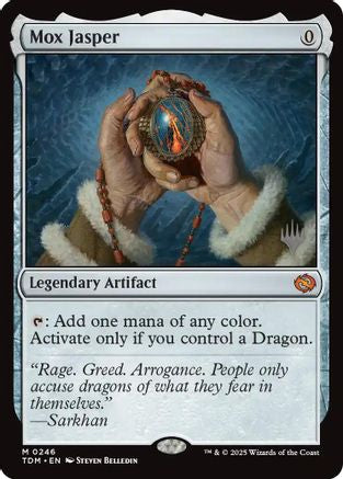 Mox Jasper (PPTDM-246) - Promo Pack: Tarkir: Dragonstorm - Magic The Gathering