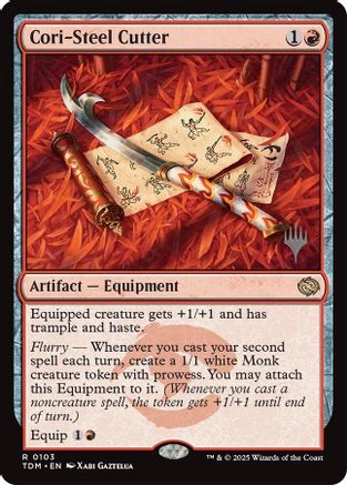Cori-Steel Cutter (PPTDM-103) - Promo Pack: Tarkir: Dragonstorm - Magic The Gathering