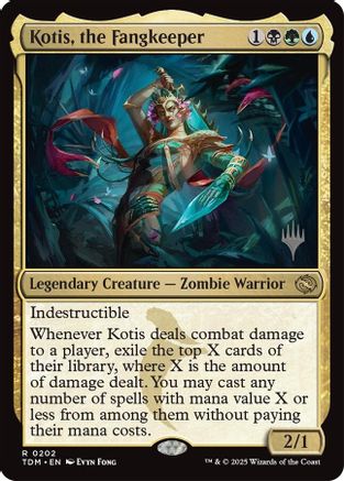 FOIL Kotis, the Fangkeeper (PPTDM-202) - Promo Pack: Tarkir: Dragonstorm - Magic The Gathering