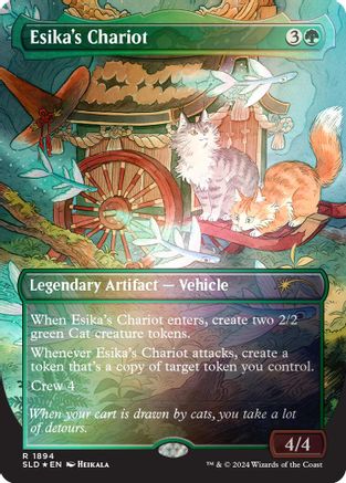 FOIL Esika's Chariot (Rainbow Foil) (SLD-1894) - Secret Lair Drop Series - Magic The Gathering