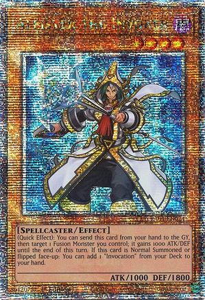 QUARTER CENTURY SECRET RARE Aleister the Invoker (Alternate Art) (Quarter Century Secret Rare) (RA04-EN024) - Quarter Century Stampede 1st Edition