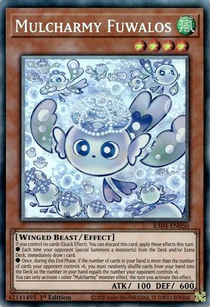 PRISMATIC COLLECTOR'S RARE Mulcharmy Fuwalos (PCR) (RA04-EN050) - Quarter Century Stampede 1st Edition