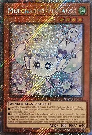 PLATINUM SECRET RARE Mulcharmy Fuwalos (Platinum Secret Rare) (RA04-EN050) - Quarter Century Stampede 1st Edition