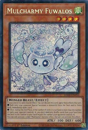 SECRET RARE Mulcharmy Fuwalos (Secret Rare) (RA04-EN050) - Quarter Century Stampede 1st Edition
