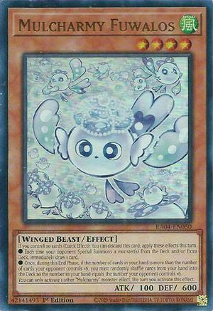 ULTRA RARE Mulcharmy Fuwalos (UR) (RA04-EN050) - Quarter Century Stampede 1st Edition