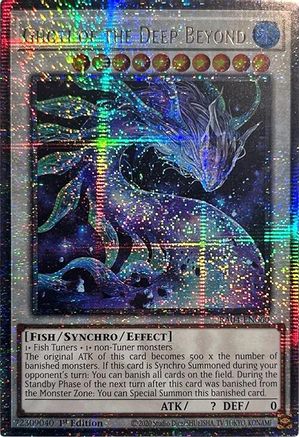 QUARTER CENTURY SECRET RARE Ghoti of the Deep Beyond (Quarter Century Secret Rare) (RA04-EN060) - Quarter Century Stampede 1st Edition