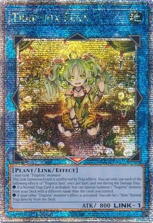 QUARTER CENTURY SECRET RARE Traptrix Sera (Quarter Century Secret Rare) (RA04-EN075) - Quarter Century Stampede 1st Edition
