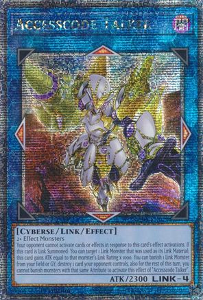QUARTER CENTURY SECRET RARE Accesscode Talker (New Art) (Quarter Century Secret Rare) (RA04-EN079) - Quarter Century Stampede 1st Edition