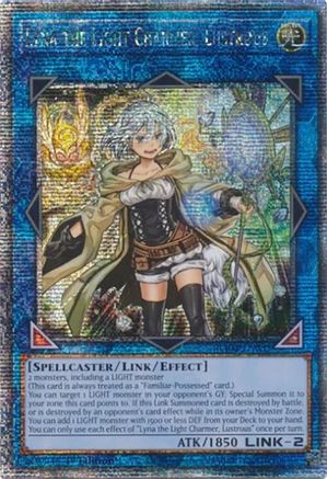 QUARTER CENTURY SECRET RARE Lyna the Light Charmer, Lustrous (Quarter Century Secret Rare) (RA04-EN081) - Quarter Century Stampede 1st Edition